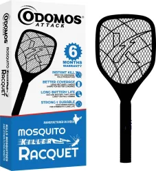 Odomos Attack mosquito killer racquet Electric Insect Killer Indoor (Bat)