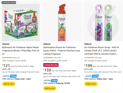 Image of Odonil Air Freshener upto 50% Discount