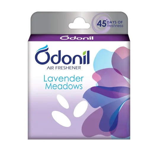 Image of Odonil Bathroom Air Freshener Blocks – Lavender Meadows - 75g