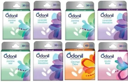 Image of Odonil Car Freshener Blocks Pack of 8 (50g Each)