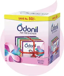 Odonil Special Combo Rose Jasmine Lavender Sandal Car Freshener Spray Special Combo Rose Jasmine Lavender Sandal (4 x 48