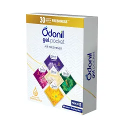 Odonil Gel Pocket – 50g (10g X5) Air Freshener for Bathroom