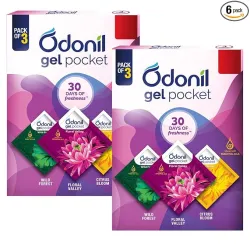 Odonil Gel Pocket Mix - 60g (10g x 6)