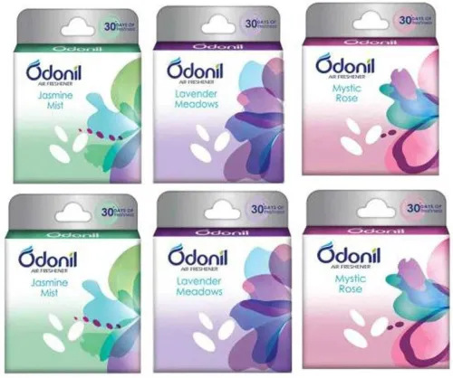 Image of Odonil mixed fragrance, Long Lasting Odour (6 x 48 g)