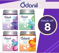 Odonil Super Saver Combo Of Fragrance JASMINE  (8 x 50 g)