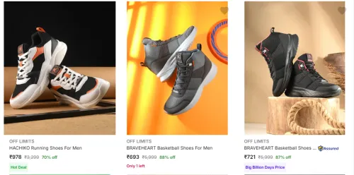 Image of Off Limits Men’s Sports Shoes upto 88% Discount