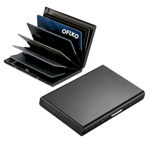 Image of OFIXO Credit Card Holder RFID Protected Stainless Steel