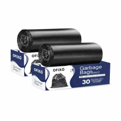 OFIXO Premium Medium Garbage Bags 19x21, Pack of 60