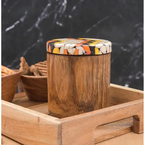 Image of OGGN Mango Wood Multi-Utility Storage Jars