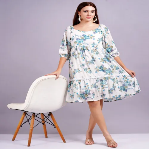 Image of OH MI DIOS Women Knee Length Dress