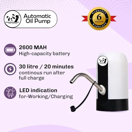 Image of Oil Panda Automatic Stainless Steel Oil Pump for 15L