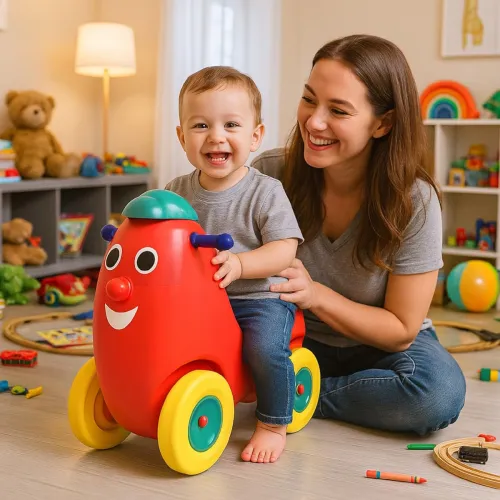 Image of OK PLAY Push On Ride for Kids 