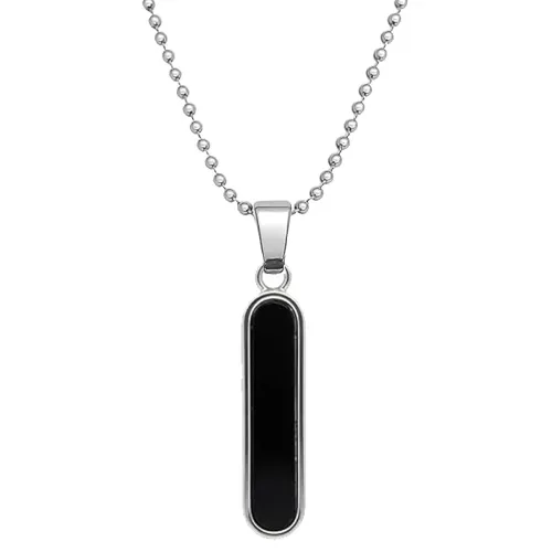 Image of Okos Silver Bar Pendant with Chain