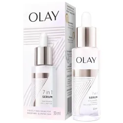 Olay 7in1 Ultra-light Face Serum | Niacinamide, Vitamin C, Collagen Peptides | Fights 7 Issues for Smooth & Glowing Skin