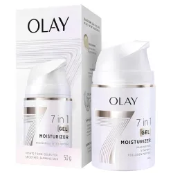 Olay 7in1 Ultra-light Gel Moisturizer | Niacinamide, Vitamin C, Collagen Peptides | Fights 7 Issues for Smooth & Glowing Skin | Normal to Oily Skin | Dermatologically Tested | Non Comedogeni...