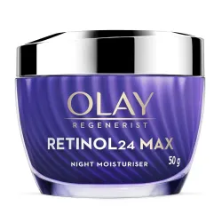 Olay Retinol24 Max Anti-Ageing Night Cream for Women - Fragrance-Free, 50 g