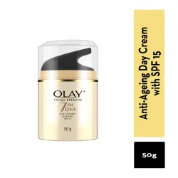 Olay Total Effects Day Cream with SPF15 - Fights 7 Signs of Ageing - 50g