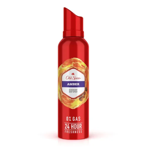 Image of Old Spice Amber Body Spray for Men, 140ml
