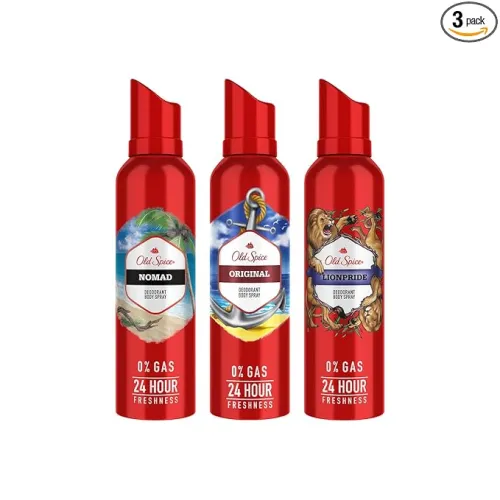 Image of Old Spice Deodorant Body Spray 140ml Set of 3