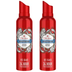 Old Spice Wolfthorn No Gas Deodorant Body Spray Perfume for Men, 140ml (Pack of 2)
