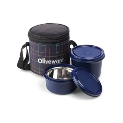 Oliveware Cleo Lunch Box 2 Inner Steel 450ml & 600ml