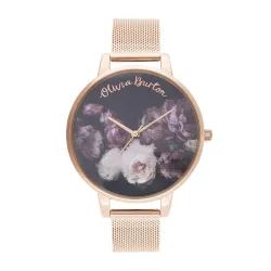 Olivia Burton Fine Art: Floral Dial Womens Watch (OB16WG22)