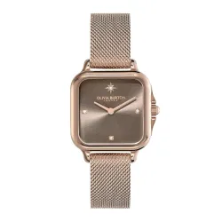 Olivia Burton Grosvenor Qtz Basic Slim Dial Womens Analog Watch