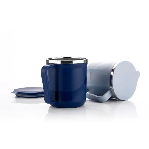 Image of OLMARTT KITCHENWARE Insulated Stainless Steel Coffee Mug with Lid – 300ml 