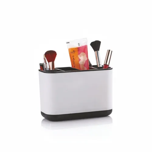 Image of OLMARTT Multi Purpose Organizer Caddy White Black