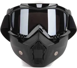 Olsic Motocross/Ski Goggles with Face Mask