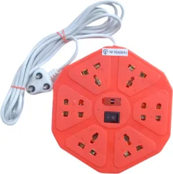 Om Traders Hexagon 8 Socket Extension Board