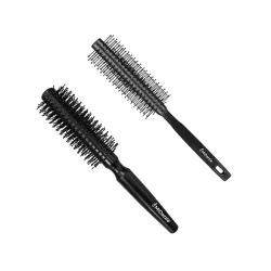 Omidazzle Midazzle Cushioned & Flat Hair Brush For Men & Women - Pack Of 2
