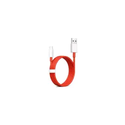 One Plus Original Fast 80W USB Type C Data Sync Charging Charger Cable For OnePlus 13,13S,13R,12,12R,11,11R,10,10R,10T,10Pro,9,9Rt,9R,9Pro,8,8T,7T,7Pro,Nord CE3,Ce2Lite,4,3,2,2T,CE4,1M,Red