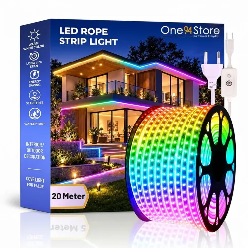 Image of One94Store 20 Meter Multicolor LED Rope Light