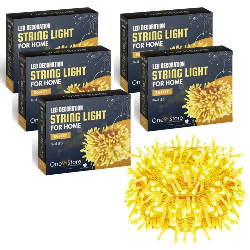 Image of One94Store 36 Ft Warm White LED Pixel String Lights