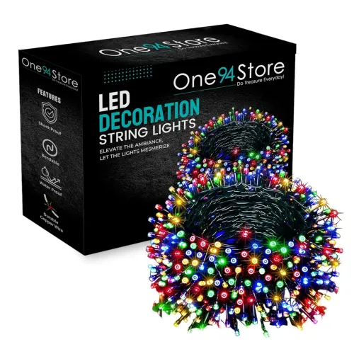 Image of One94Store 36Ft Multicolor LED Pixel String Light