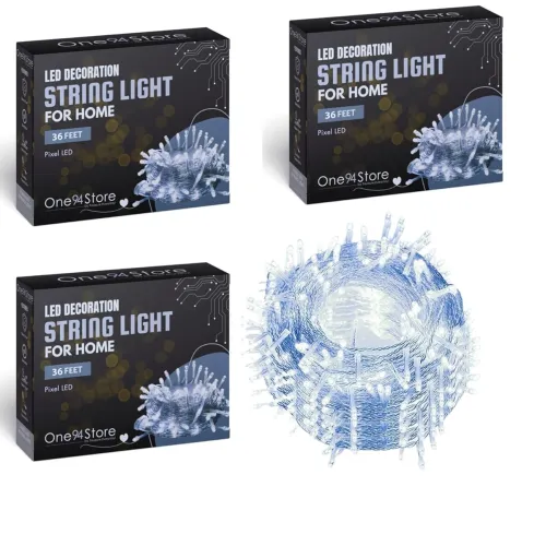 Image of One94Store 36 Ft White LED Pixel String Lights