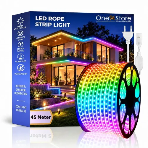 Image of One94Store 45 Meter LED Rope Light for Decoration-Waterproof Decorative Lights