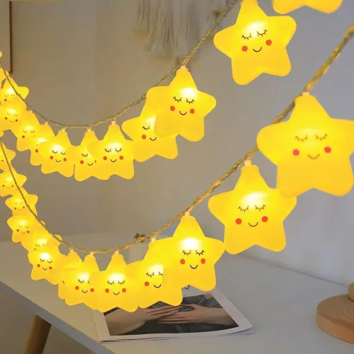 Image of One94Store Cute Star String Fairy Light – 14 LED, 3m
