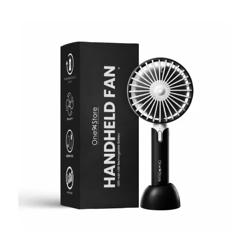 Image of One94Store High Speed Portable Hand Fan 4800 RPM 1200mAh USB Rechargeable Battery