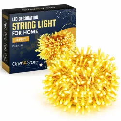 One94Store LED Pixel String Light Pack of 1 – 36 Ft Copper Wire Fairy Lights