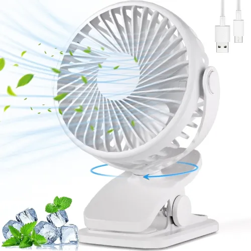 Image of One94Store Mini Clip Fan – 110mm USB Rechargeable