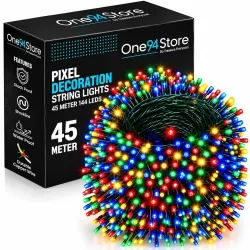One94Store Multicolor Rice Decorative String Lights (45 m)