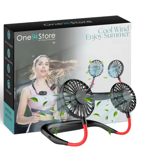 Image of One94Store Portable Wearable Neck Fan