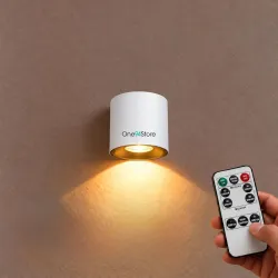 One94Store Rechargeable Magnetic Wall Light with Remote Control