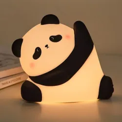 One94Store Rechargeable Silicone Panda Night Light for Kids 