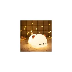 One94Store Silicone Sleeping Cat Light 