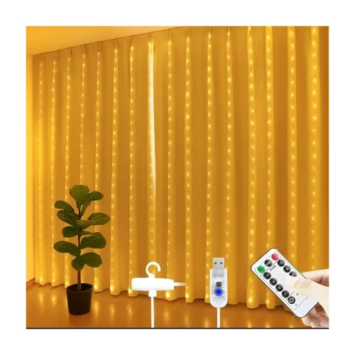 Image of One94Store Wall Decoration Curtain Lights – 300 LEDs