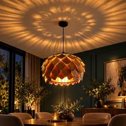 One94Store Wooden Pendant Lamp | Premium Handcrafted Hanging Ceiling Light