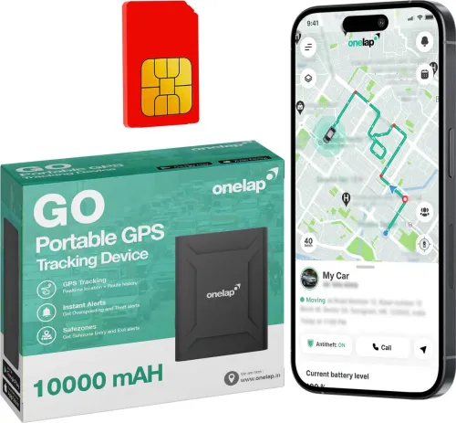 Image of onelap GO Wireless GPS Tracker for Car GPS Device (Black)
